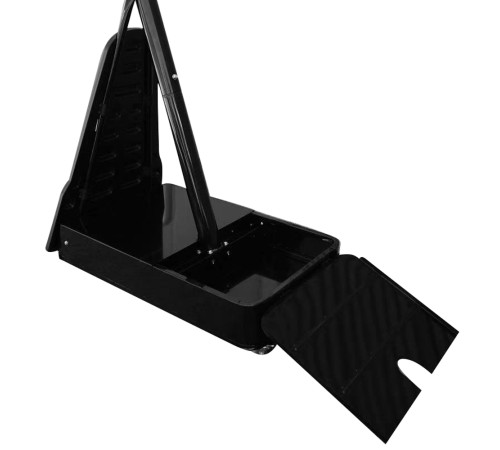 Стійка баскетбольна inSPORTline Cleveland Steel III, чорно-біла