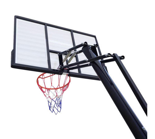 Стійка баскетбольна inSPORTline Cleveland Steel III, чорно-біла