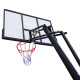 Стійка баскетбольна inSPORTline Cleveland Steel III, чорно-біла
