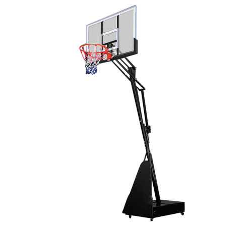 Стійка баскетбольна inSPORTline Cleveland Steel III, чорно-біла