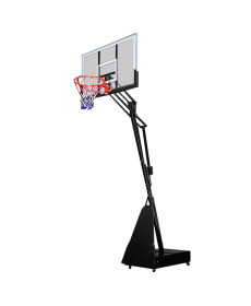 Стійка баскетбольна inSPORTline Cleveland Steel III, чорно-біла