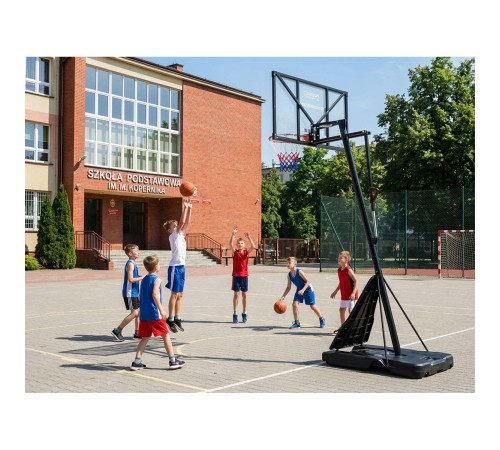 Kosz do koszykówki regulowany 160-305cm stabilny duży Neo-Sport NS-284