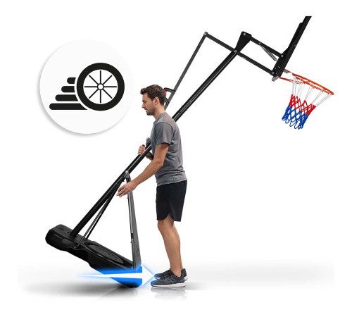 Kosz do koszykówki regulowany 160-305cm stabilny duży Neo-Sport NS-284