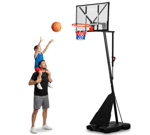 Kosz do koszykówki regulowany 160-305cm stabilny duży Neo-Sport NS-284