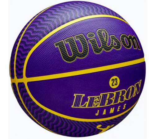 М'яч баскетбольний Wilson NBA PLAYER ICON OUTDOOR BSKT LEBRON NE розмір 7