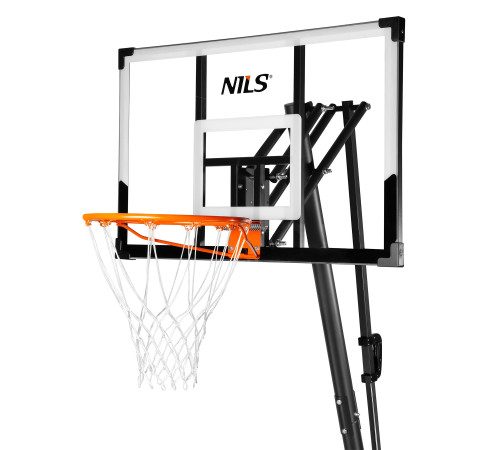Баскетбольне кільце  NILS ZDK255, 45 см, чорно-помаранчевий
