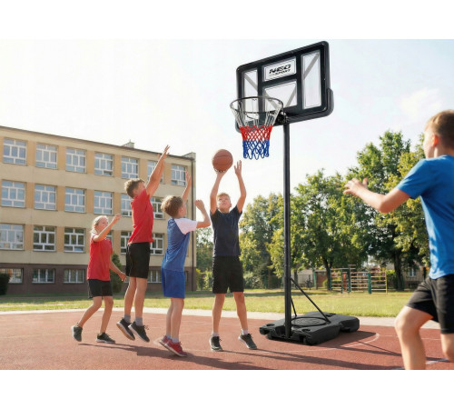 Стійка для баскетболу Neo‑Sport NS‑282 135-300 см, чорна