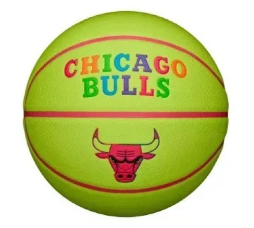 М'яч баскетбольний Wilson NBA TEAM NEON BSKT CHI BULLS розмір 7