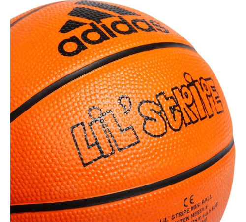 М'яч баскетбольний Adidas Lil Stripe Mini помаранчевий HM4973, розмір 3