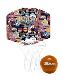Набір баскетбольний Wilson NBA TEAM RETRO, різнокольоровий