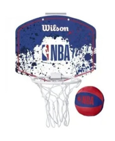 Набір баскетбольний Wilson NBA TEAM MINI HOOP NBA RWB, різнокольоровий