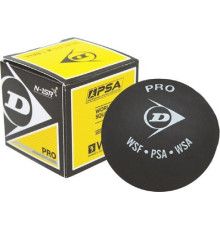 М'ячі для сквошу Dunlop PRO WSF/PSA 3 шт, чорні