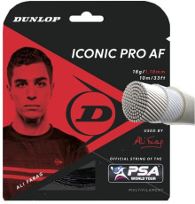 Сітка для сквош-ракетки Dunlop Iconic PRO AF 18G 10M, чорна