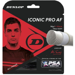 Сітка для сквош-ракетки Dunlop Iconic PRO AF 18G 10M, чорна