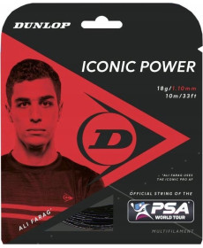 Струни для сквошу Dunlop Iconic Power, чорні