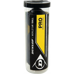 М'ячі для сквошу Dunlop PRO 3 шт, чорні