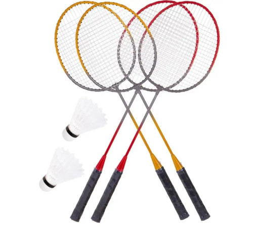 Набір для бадмінтону та волейболу Enero 10-в-1, жовто-червоний