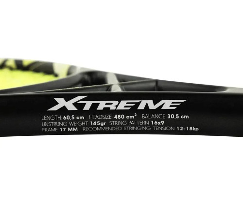 Ракетка для швидкісного бадмінтону Speedminton Xtreme Racket, чорно-жовта