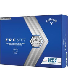 М'ячі для гольфу Callaway ERC Soft Triple Track 2023 12 шт, білі
