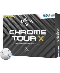 М'ячі для гольфу Callaway Chrome Tour X Triple Track 12 шт, білі