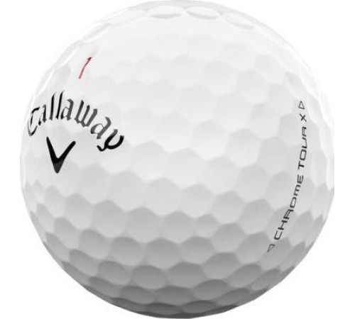 М'ячі для гольфу Callaway Chrome Tour X 12 шт, білі М'ячі для гольфу Callaway Chrome Tour X 12 шт, білі