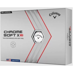 М'ячі для гольфу Callaway Chrome Soft X LS 12 шт, білі