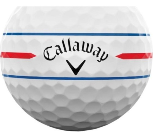 М'ячі для гольфу Callaway Chrome Tour Triple Track 12 шт, білі М'ячі для гольфу Callaway Chrome Tour Triple Track 12 шт, білі