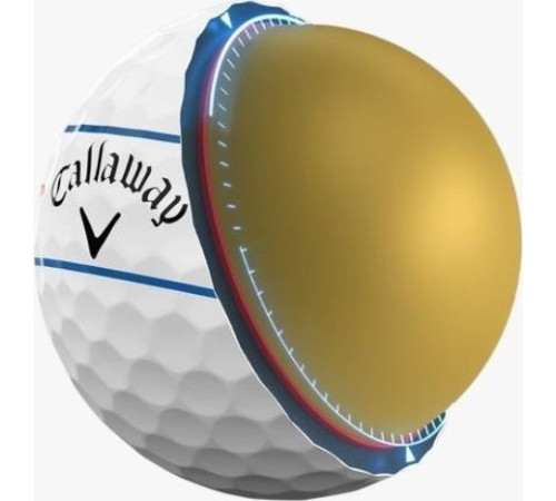 М'ячі для гольфу Callaway Chrome Tour Triple Track 12 шт, білі М'ячі для гольфу Callaway Chrome Tour Triple Track 12 шт, білі