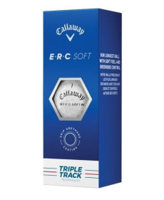 М'ячі для гольфу Callaway ERC Soft Triple Track 2023 3 шт, білі