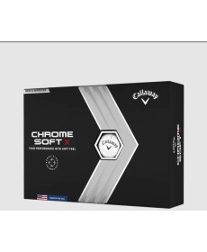 М'ячі для гольфу Callaway Chrome Soft X 12 шт, білі