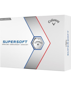 М'ячі для гольфу Callaway Supersoft 12 шт, білі