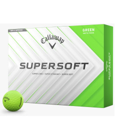 М'ячі для гольфу Callaway Supersoft 12 шт, зелені