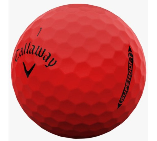 М'ячі для гольфу Callaway Supersoft 12 шт, червоний М'ячі для гольфу Callaway Supersoft 12 шт, червоний
