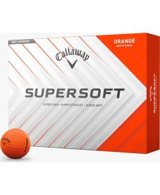 М'ячі для гольфу Callaway Supersoft 12 шт, помаранчеві