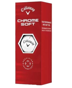 М'ячі для гольфу Callaway Supersoft 3 шт, білі