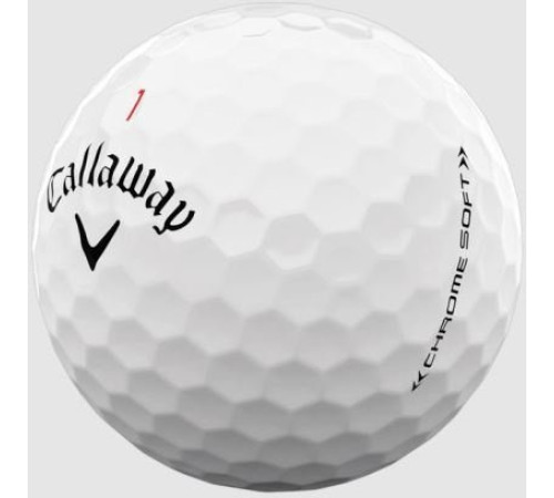 М'ячі для гольфу Callaway Supersoft 3 шт, білі М'ячі для гольфу Callaway Supersoft 3 шт, білі