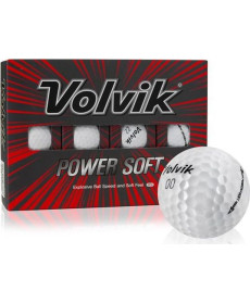 М'ячі для гольфу Volvik Power Soft 12 шт, білі