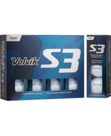 М'ячі для гольфу Volvik Tour S3 12 шт, білі