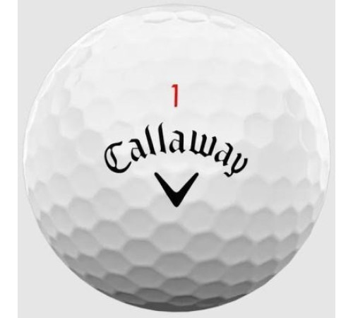 М'ячі для гольфу Callaway Chrome Soft X 3 шт, білі М'ячі для гольфу Callaway Chrome Soft X 3 шт, білі
