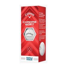 М'ячі для гольфу Callaway Chrome Soft 2024 3 шт, білі