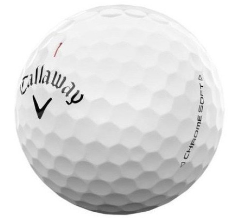 М'ячі для гольфу Callaway Chrome Soft 2024 3 шт, білі М'ячі для гольфу Callaway Chrome Soft 2024 3 шт, білі
