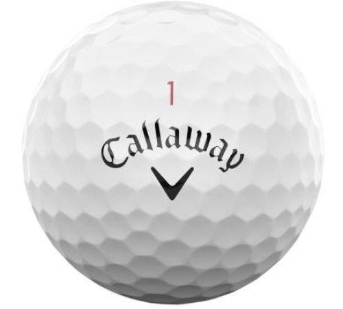 М'ячі для гольфу Callaway Chrome Soft 2024 3 шт, білі М'ячі для гольфу Callaway Chrome Soft 2024 3 шт, білі