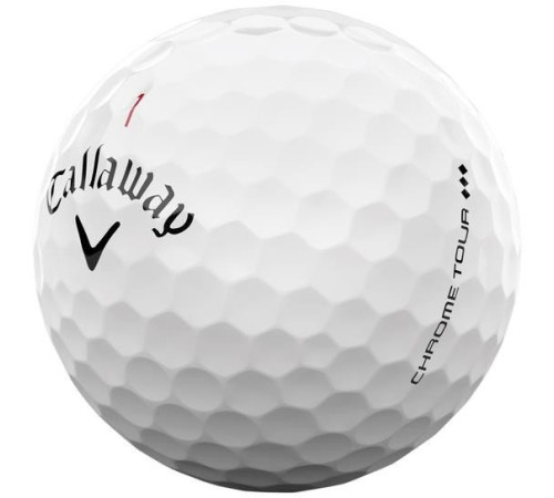 М'ячі для гольфу Callaway Chrome Tour Triple Diamond 2025 12 шт, білі М'ячі для гольфу Callaway Chrome Tour Triple Diamond 2025 12 шт, білі