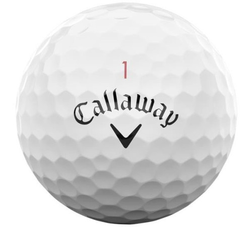 М'ячі для гольфу Callaway Chrome Tour Triple Diamond 2025 12 шт, білі М'ячі для гольфу Callaway Chrome Tour Triple Diamond 2025 12 шт, білі