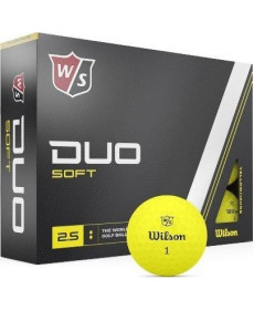 М'ячі для гольфу Wilson Staff Duo Soft 12 шт, жовті
