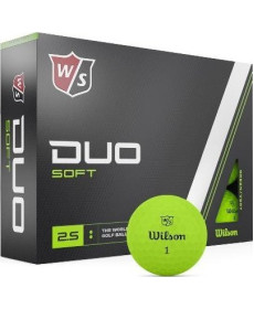 М'ячі для гольфу Wilson Staff Duo Soft 12 шт, зелені
