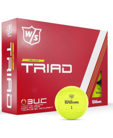 М'ячі для гольфу Wilson Staff TRIAD 12 шт, жовті