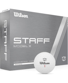 М'ячі для гольфу Wilson Staff Model X 12 шт, білі