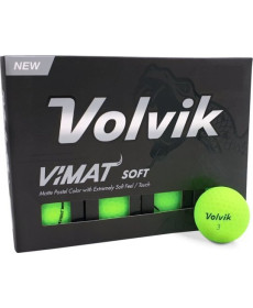 М'ячі для гольфу Volvik Vimat Soft 12 шт, зелені