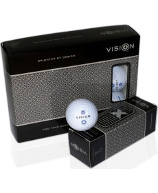 М'ячі для гольфу Vision PRO-TOUR X * WJB 12 шт, біло-сині